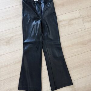 Wilfred Black Faux Leather Pants